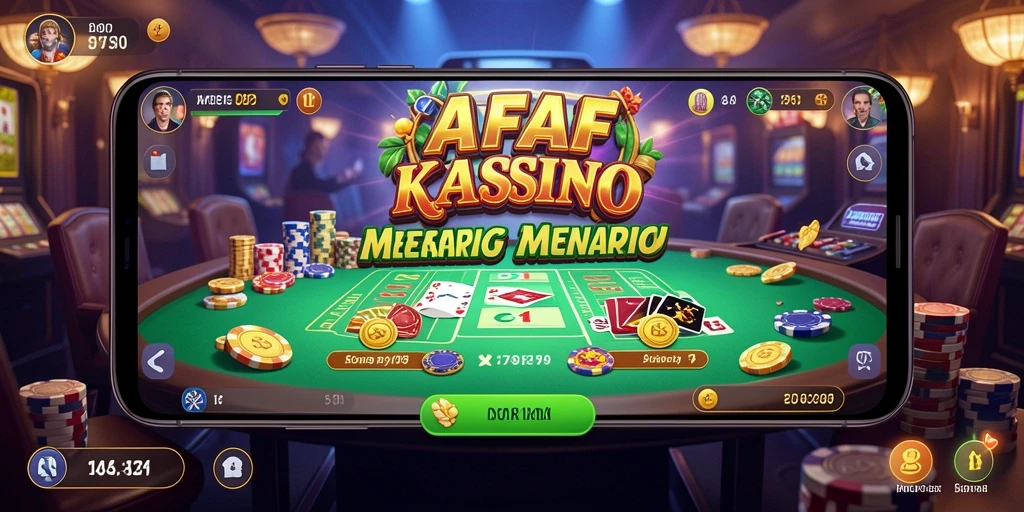 Tampilan menarik dari gameplay AFAF di Kasino.