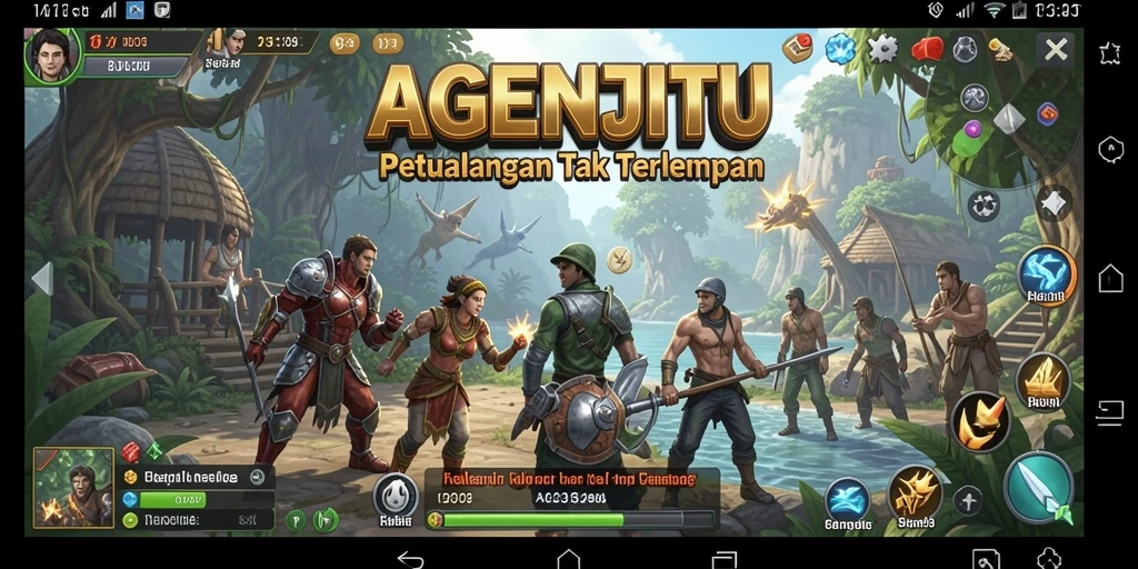 Gameplay AGENJITU yang mengasyikkan dan penuh petualangan.