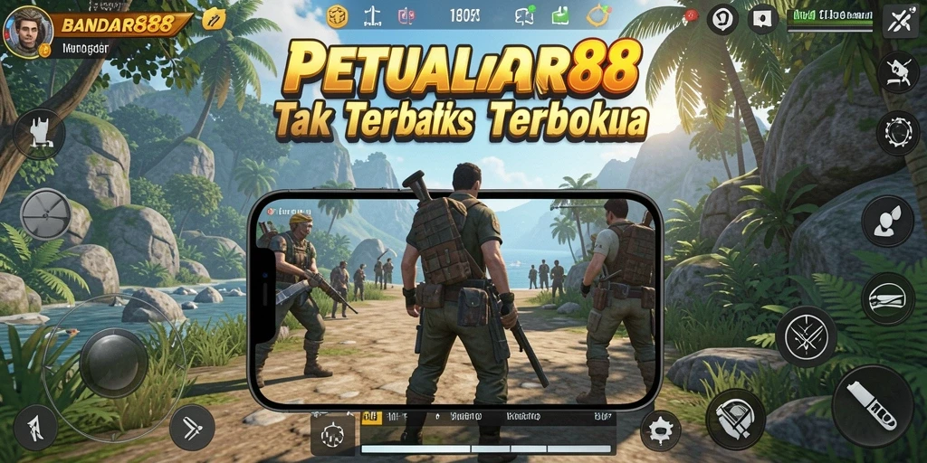 Tampilan menarik dari dunia terbuka dalam BANDAR88.