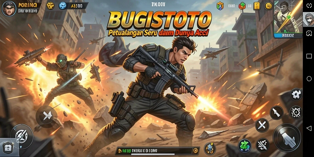Tampilan aksi seru dalam game BUGISTOTO dengan grafis menawan.