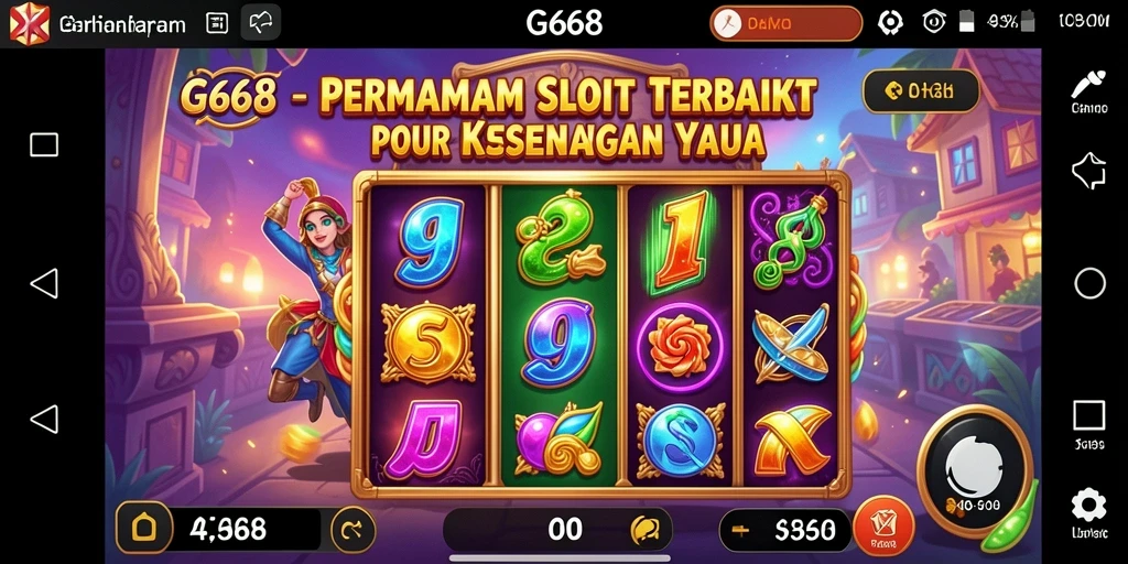 Tampilan screenshot gameplay G668 yang menarik dan menawan.