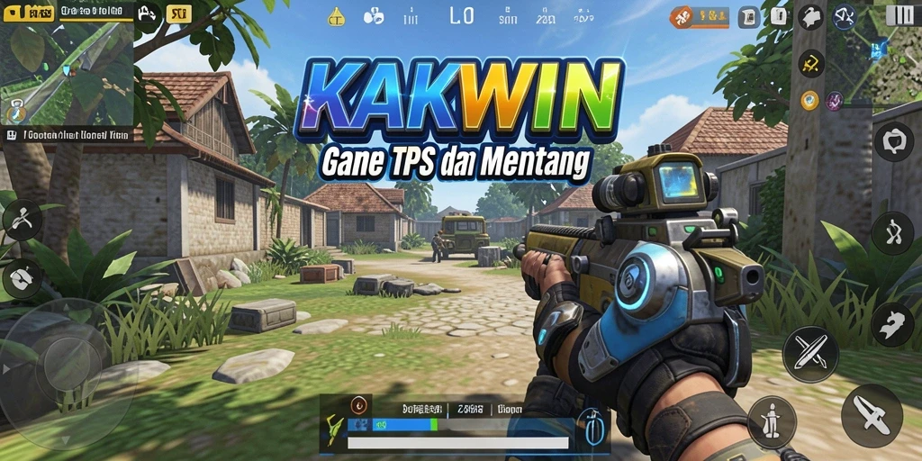 Screenshot menunjukkan aksi seru gameplay KAKWIN yang menegangkan.