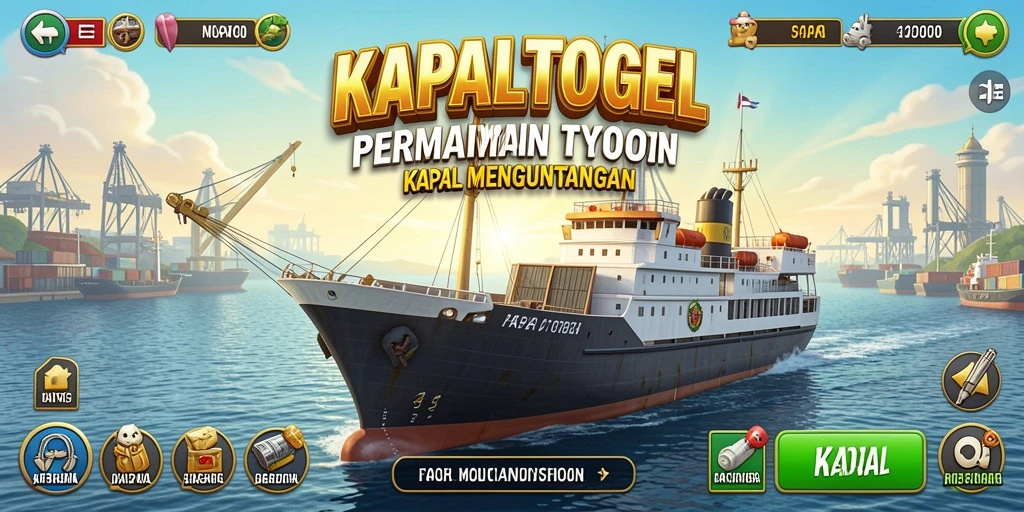 Tampilan menarik kapal dalam gameplay KAPALTOGEL.