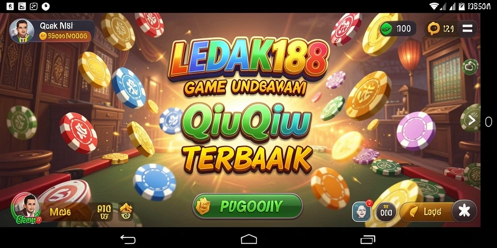 Tampilan screenshot LEDAK188 menunjukkan permainan QiuQiu yang mendebarkan.