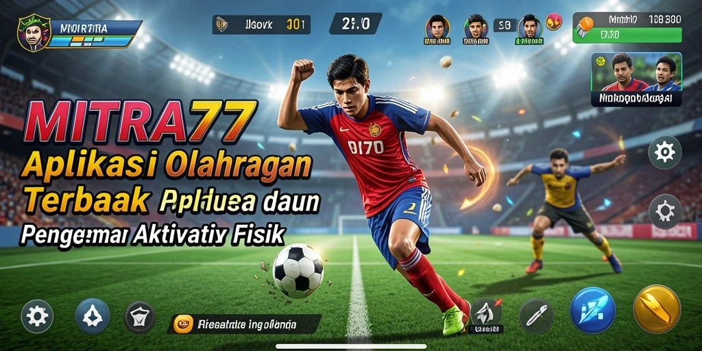Screenshot gameplay yang menampilkan keseruan bermain olahraga dalam MITRA77.