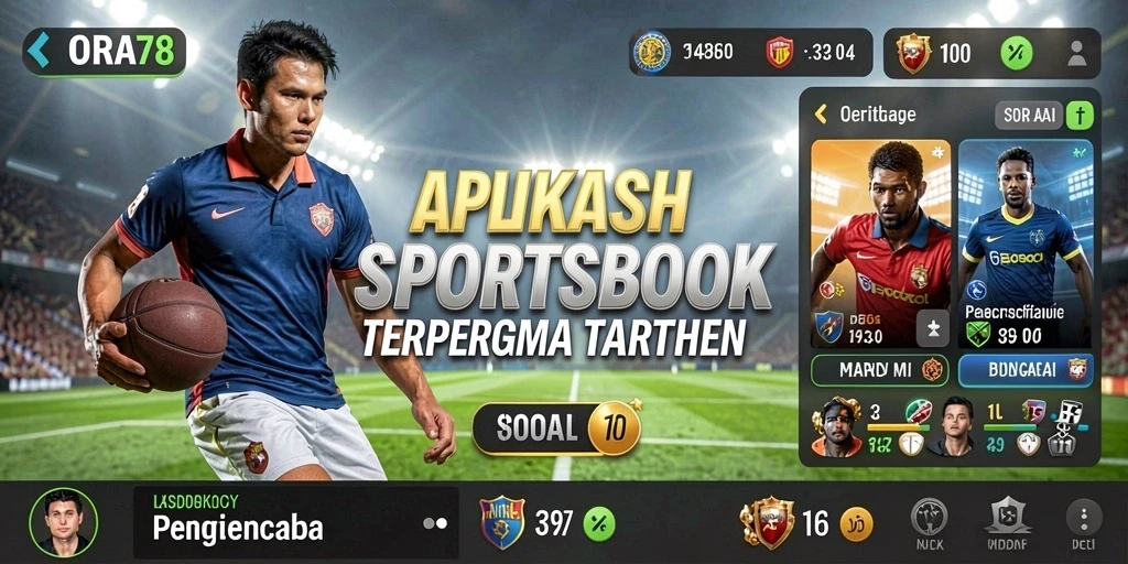 Tampilan gameplay Sportsbook yang menarik di ORA78.