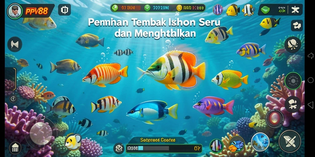 Gameplay seru dan menarik dari PPV88 dalam permainan Tembak Ikan.