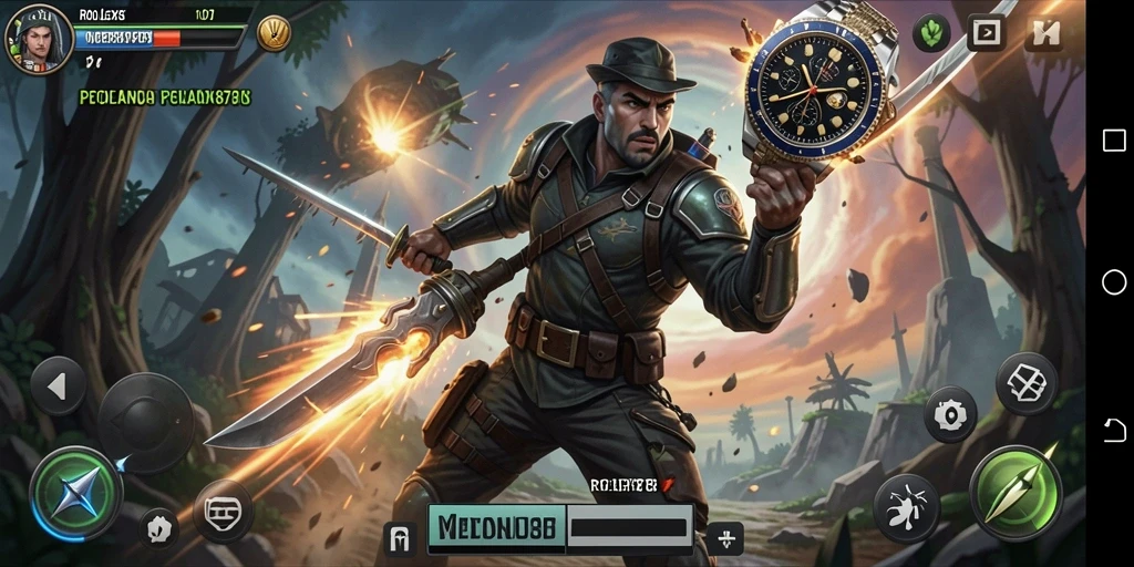 Screenshot gameplay <strong>ROLEX878</strong> dengan momen petualangan yang mendebarkan.