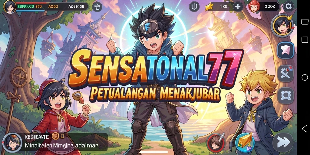 Tampilan menarik dari gameplay SENSATIONAL77 dengan aksi seru.