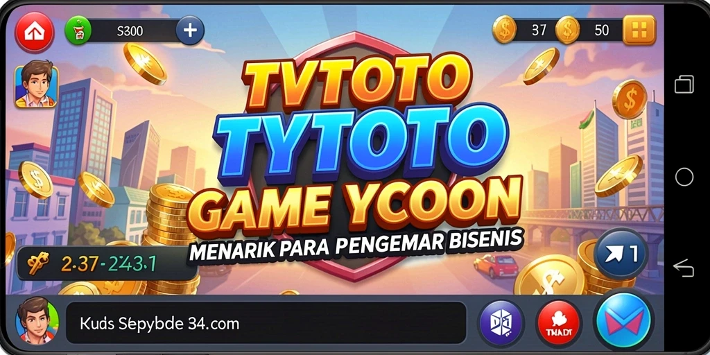 Tampilan gameplay menarik dari game Tycoon TVTOTO.