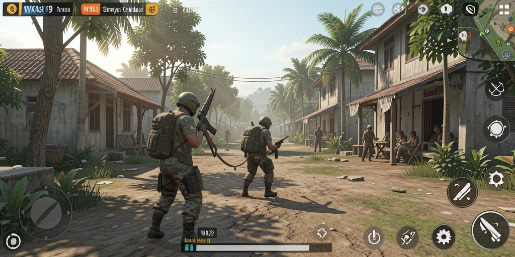 Screenshot WA369 menunjukkan dinamika gameplay yang menarik dan interaktif.