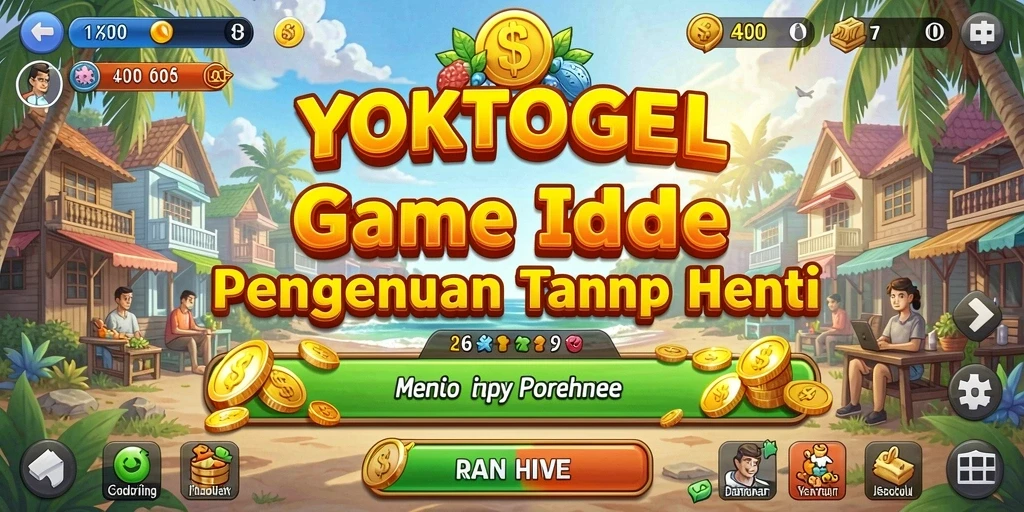 Tampilan utama gameplay YOKTOGEL yang menarik dan menghibur.